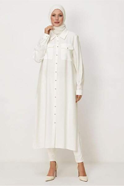 Alvina Linen Effected Long Tunic 46769