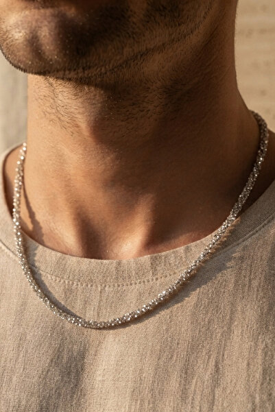 Rua Jewelry Steel Italian Nexus Necklace 3 mm Silver Color |   Anti-Tarnish, ...