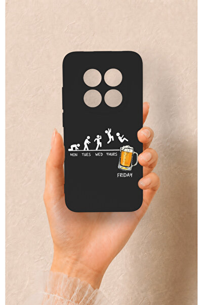 Vip Case Redmi Note 15 Pro 5G Uyumlu Fun Day Friday Desenli Silikon Kılıf