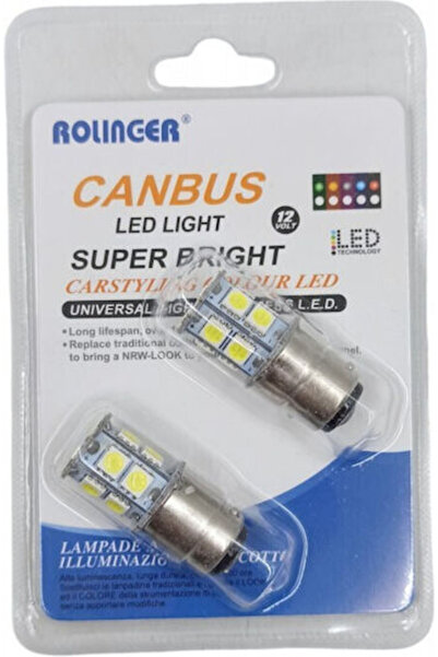 Other Λάμπες Αυτοκινήτου P21/5W-BAY15D-1157 Canbus LED 12V 2 τεμάχια