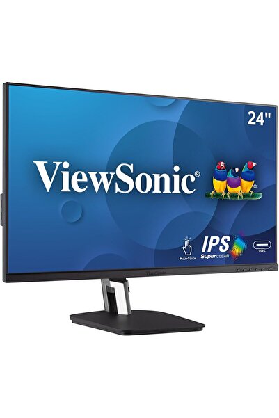 ViewSonic شاشة تعمل باللمس 24 بوصة 1080P، أسود، 12.6 × 21.2 × 2 بوصة، Td2455