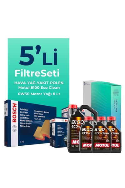 Bosch Citroen Jumper 2.0 BlueHDi Dizel Filtre Bakım Seti Motul Motor Yağlı (2...