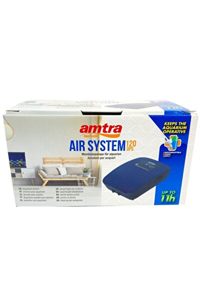 Amtra Pompa de aer cu acumulator si accesorii debit 2l/min