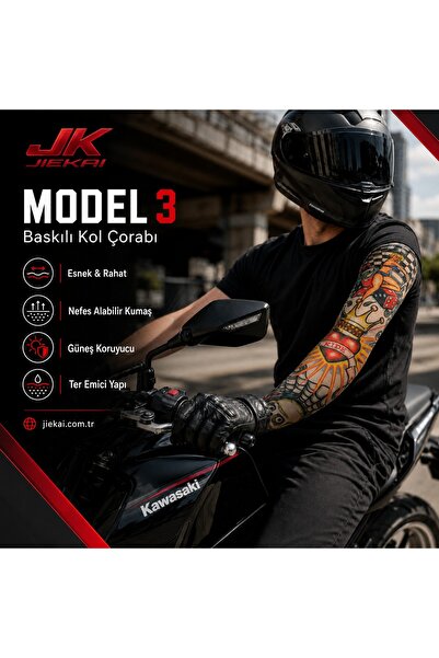 JİEKAİ MOTORCU KOL ÇORABI ( ADET FİYATIDIR) MODEL-3