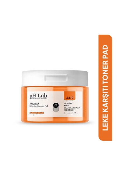 koreurunleri PHLab Toner Pad Aydınlatıcı ve Nemlendirici Tonik Pedi 60'lı 200 ml