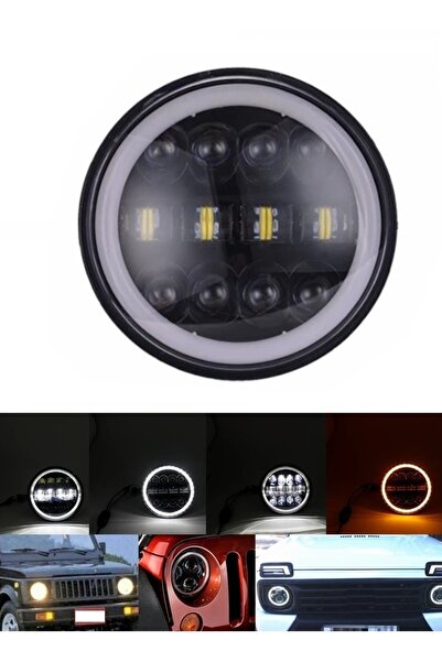 Flexzon Προβολέας LED Γενικής Χρήσης 7 ιντσών 18 εκ. 9V - 32V Χαμηλή και Υψηλ...