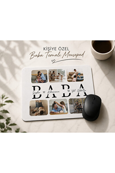 ElyNowa Canım Babam Mousepad | Kişiye Özel Fotoğraflı Babaya Hediye Mousepad ...