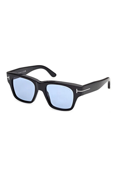 Tom Ford Caine-02 FT1280 01V Erkek Güneş Gözlüğü Siyah Mavi