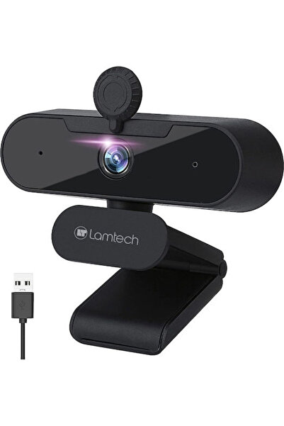 Lamtech Κάμερα Web 2K με Αυτόματη Εστίαση, Λευκή (LAM114345)