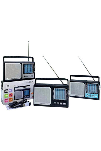 Other FP-818 Επιτραπέζιο Ραδιόφωνο με Bluetooth Ασημί