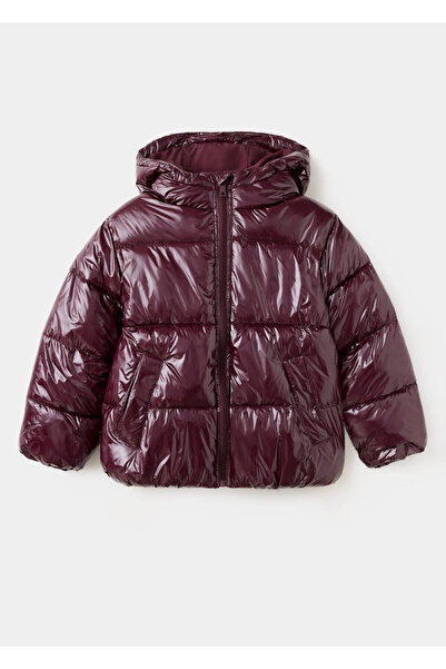MANGO Kids Shiny quilted anorak