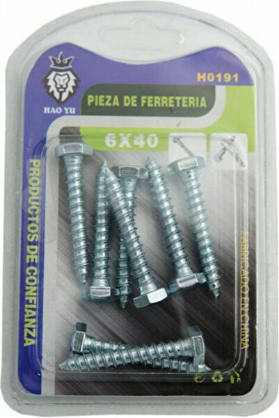 OEM Βίδα Εξάγωνη με Διάμετρο M6 και Μήκος 40mm Κωδικός: TO-H0191