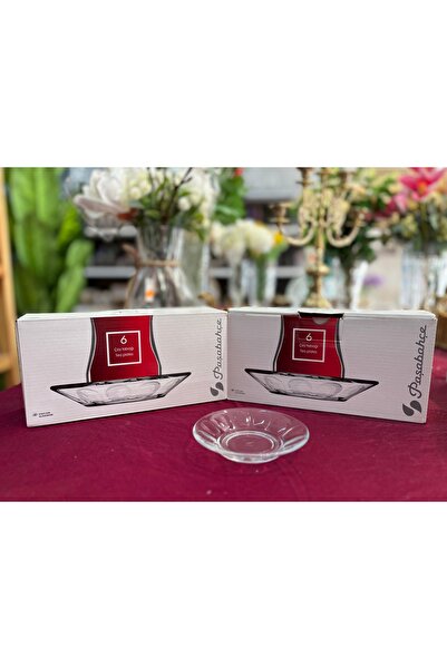 Paşabahçe 12 طبق شاي دائري 10 سم