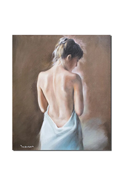 artnova Χειροποίητη ζωγραφική εικόνα γυμνού σώματος, Γυναικείατητα, 60x50 εκ....