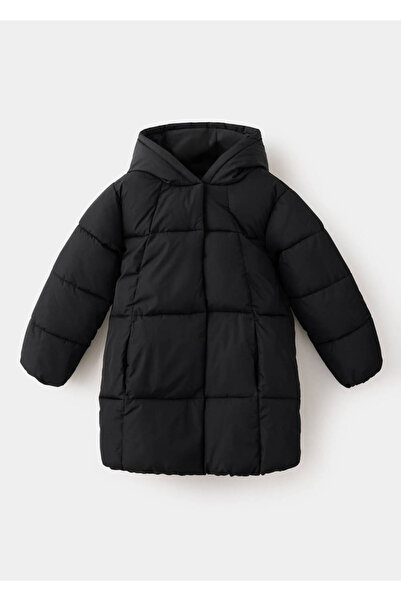 MANGO Kids Kapüşonlu kapitone anorak