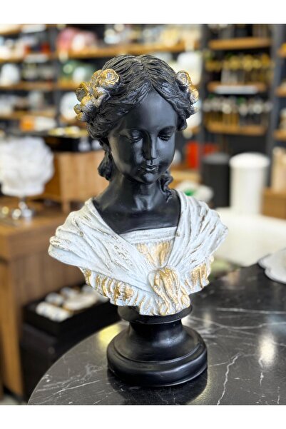 Zücev Obiect decorativ cu statuetă Ophelia, cu detalii din aur alb
