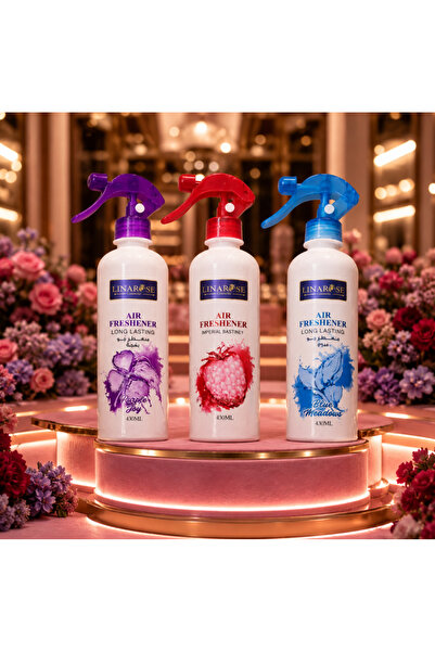 Linarose Linarozi Air Freshener Set - 3 Luxurious Scents (430 ml)