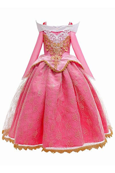Generic Princess Aurora Princess Dress Up Halloween Costume Ball Gown Toddler...