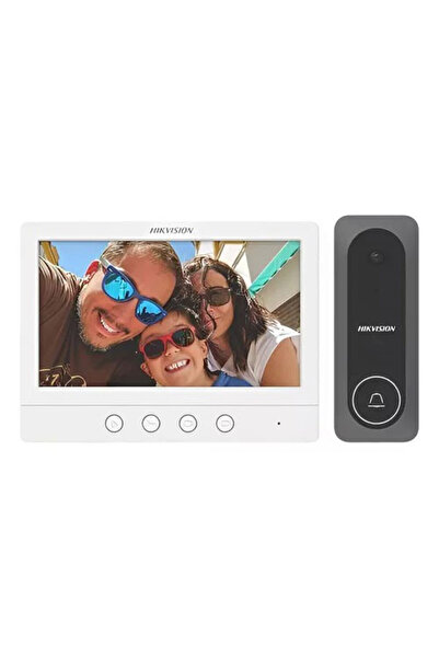 Hikvision DS-KIS212 KIT Σετ Θυροτηλεόρασης με Οθόνη και Θυροτηλεόραση + Εσωτε...