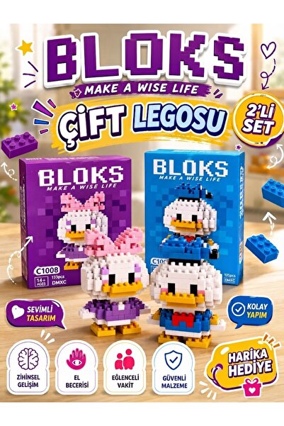 BLOKS ÇİFT LEGOSU - SEVGİLİYE HEDİYE! (Ördekler)