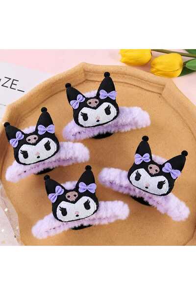 D2listone KUROMİ FİGÜRLÜ TÜYLÜ PELUŞ 11 CM MANDAL TOKA