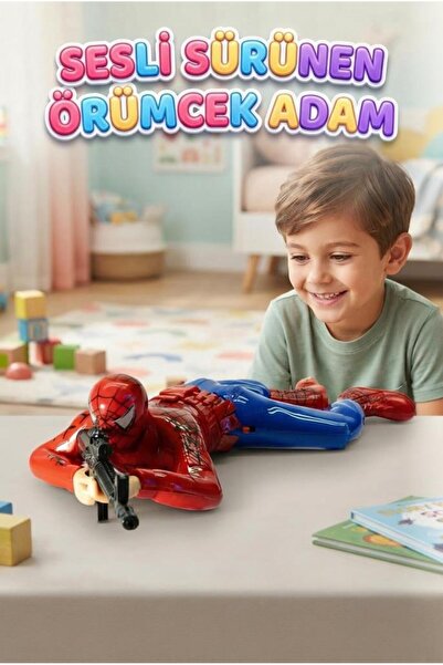 Tıfıl Toys Sesli ve Hareketli Sürünen Asker Örümcek Adam – Macera Dolu Oyun A...
