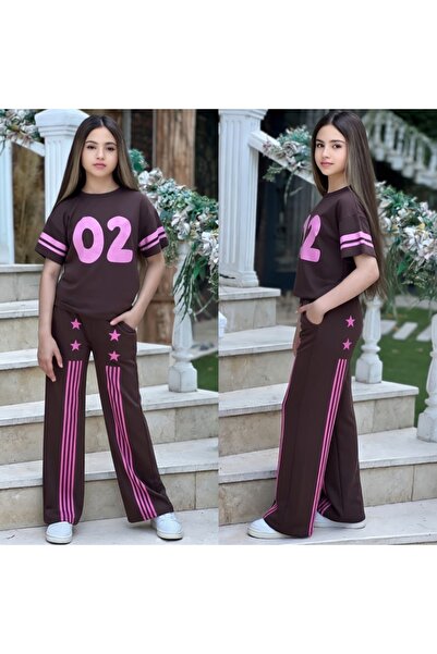 Ütk kids Girl's and Teenager's 2-Piece Palazzo Modal Set