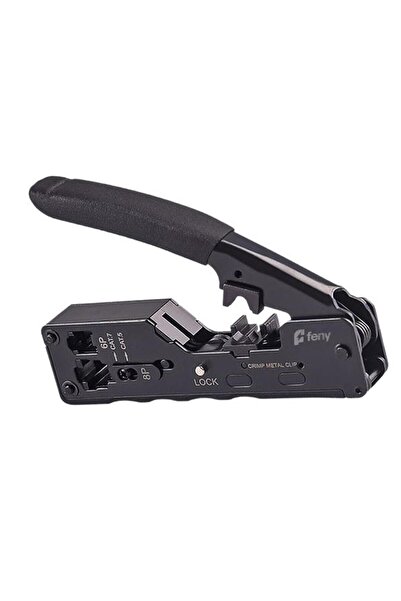 Universal Feny FN-PEN12 RJ11-RJ12-RJ45-CAT5E-CAT6-CAT7 كماشة تجعيد وتقشير كاب...