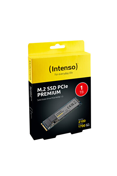 Universal Intenso 3835460 Premium M.2 1Tb (2100/1700Mb/S) Pcie + Nvme Ssd Dis...