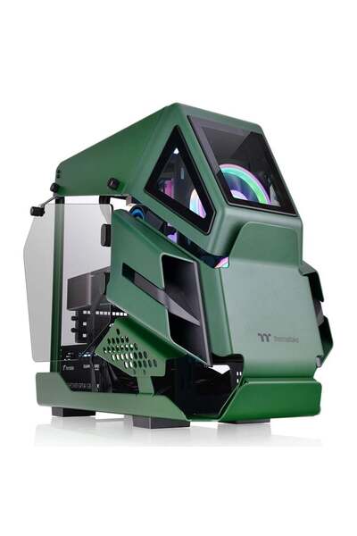 THERMALTAKE AH T200 Racing Green Tempered Glass Pencereli, Mikro ATX Oyuncu K...
