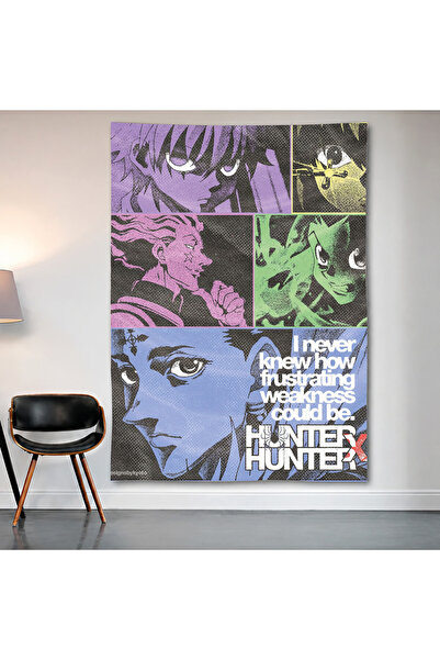 Geek Cultcha Hunter X Hunter Anime Collage Wall Cloth Wall Tapestry First Qua...