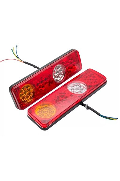 Flexzon Σετ Πίσω Φώτων LED Φορτηγού 24V - Φρένα - Φλας - Όπισθεν - Φώτα Θέσης...
