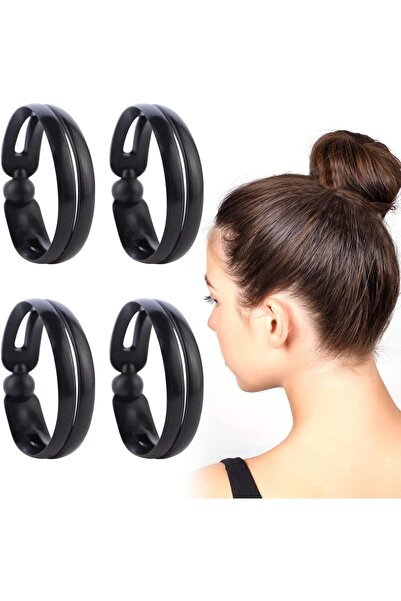 Arabest Hair Bun Shaper,4 Pcs,Magic Donut Twist Curler,French Twist Tool,Ring...