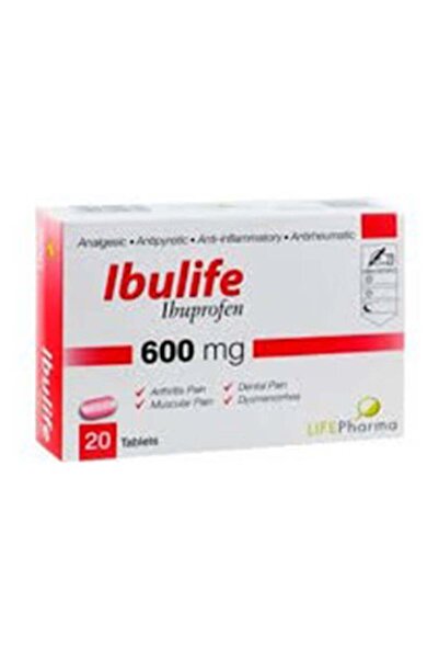 Ibulife 600mg Tablets 20s | Ibuprofen Pain Relief & Medicine | Fever, Headach...