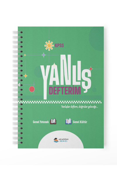 ADY Akademi Denizi Yayınları Akademi Denizi KPSS Yanlış Defterim 2027