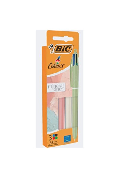 Bic Pix Mineral Tones, varf 1 mm, mix culori pastel, etui carton, multicolor,...