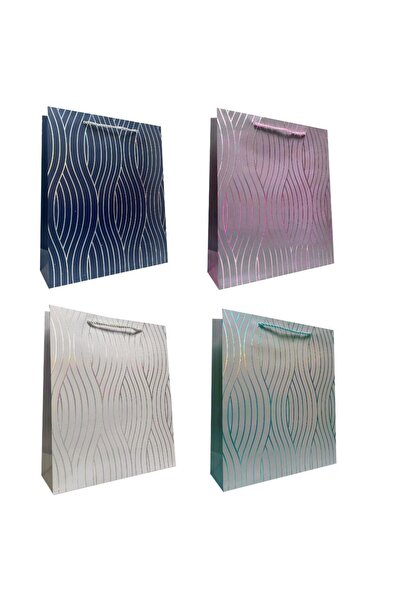 OEM Punga cadou din hartie Ju Piter M multicolor 26x32x10cm
