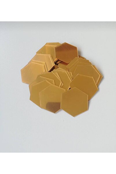 TOHFA Reflective Decorative Sticker 6 cm Hexagonal 12 Pieces