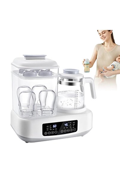 BYBEO 4-In-1 Multifunctional Baby Bottle Sterilizer, Dryer, Warmer And Steame...
