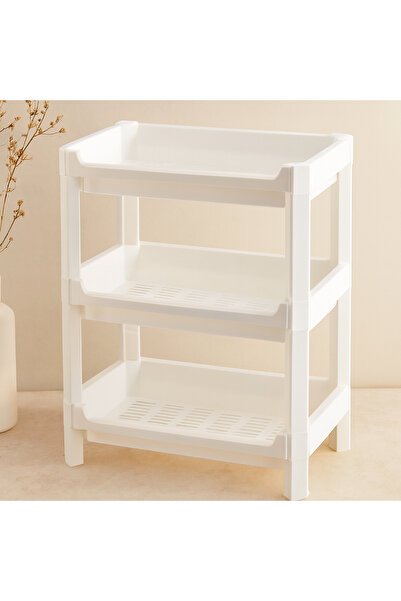 magicool 3-Tier Wide Basket Organizer Shelving Unit 510X205X685 mm