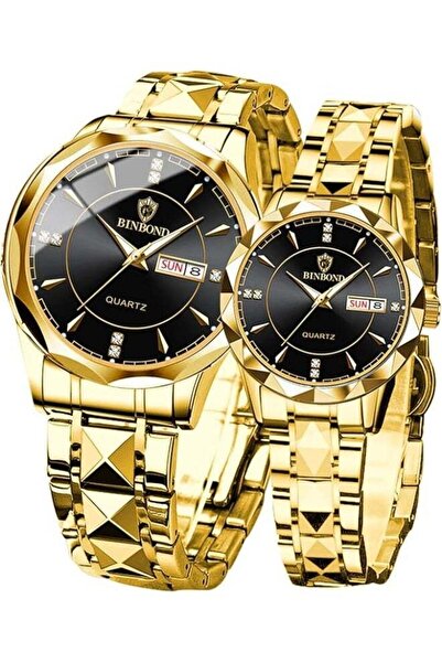 BINBOND Valentines Couple Pair Watches Men and Women Luminous Calendar Waterp...