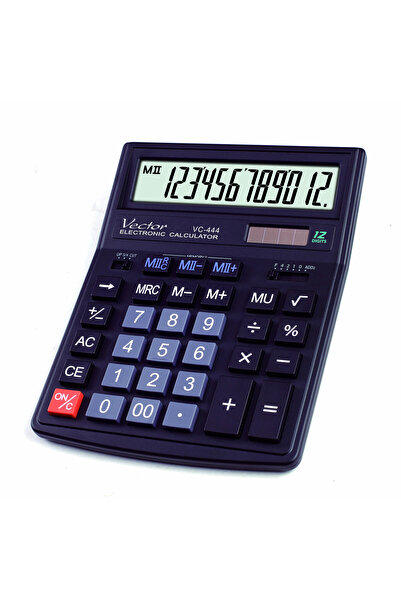 Vector Calculator de birou VC-444, Vector, 12 cifre, Albastru