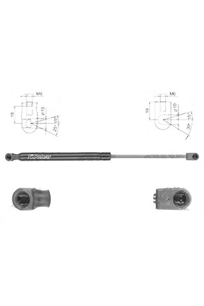 RapidAuto Amortizor capota spate, echilibror haion Kia Ceed (Eu), 06.2012-, S...