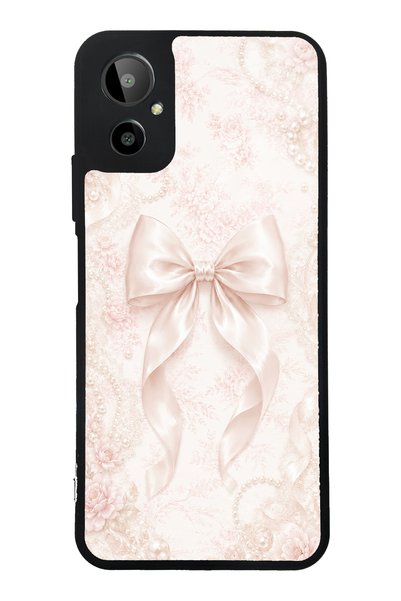 Spoyi حافظة هاتف لامعة بتصميم Gm 23 SE Blush Pearl Bow