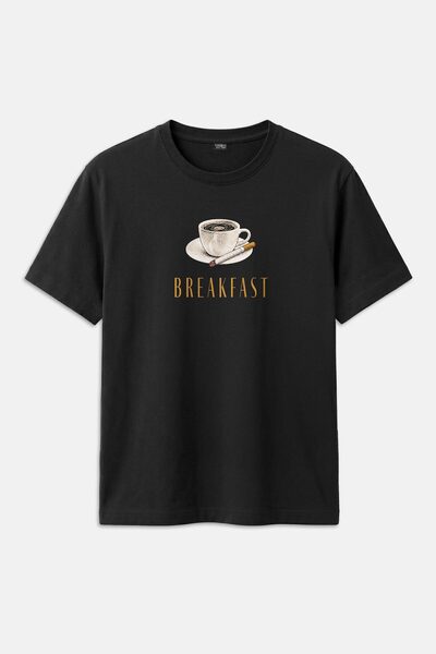 Kendim Seçtim Mic dejun Cafea Dimineață Cafenea Espresso Negru Tricou normal
