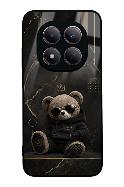 Spoyi Xiaomi Redmi Note 15 Pro Royal Teddy Tasarımlı Glossy Telefon Kılıfı