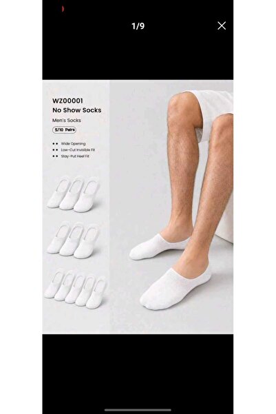 RIVANI Haushaltraina Invisible for Men 5-Piece White Color