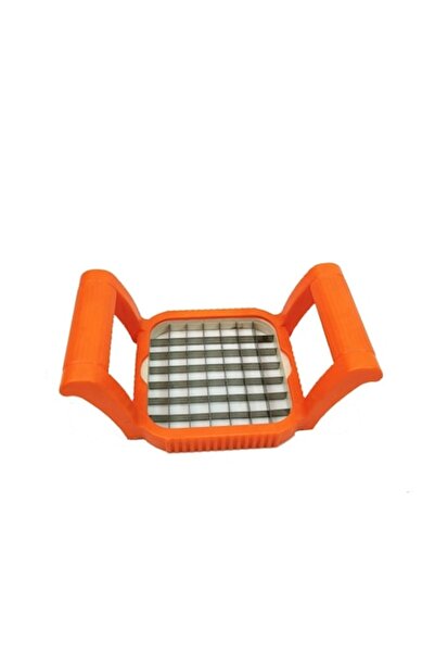 OneBuy Taietor de cartofi pai pentru prajit cu maner din plastic, culoare Orange