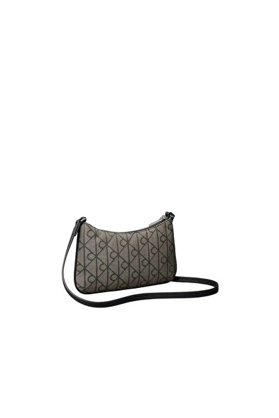 Calvin Klein EMBLEM AOP JACQUARD, 7UL Kadın Siyah Çanta