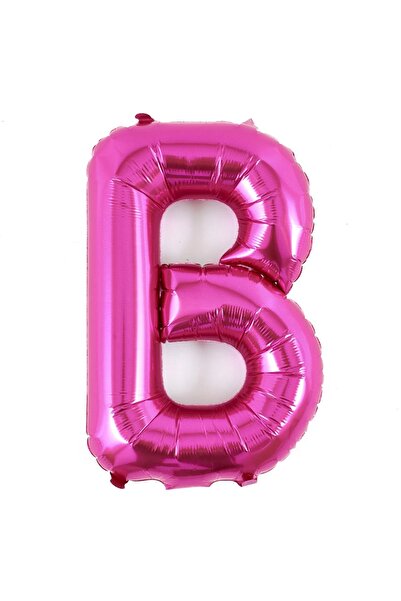 Baloane Vesele Balon Folie Litera B Roz 40 cm LTR7-B